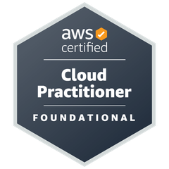 Credly-Badge: AWS Certified Cloud Practitioner
